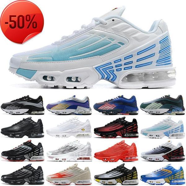 

wholesale tn plus 2 3 men women running shoes triple white black laser blue mens trainers sports sneakers p