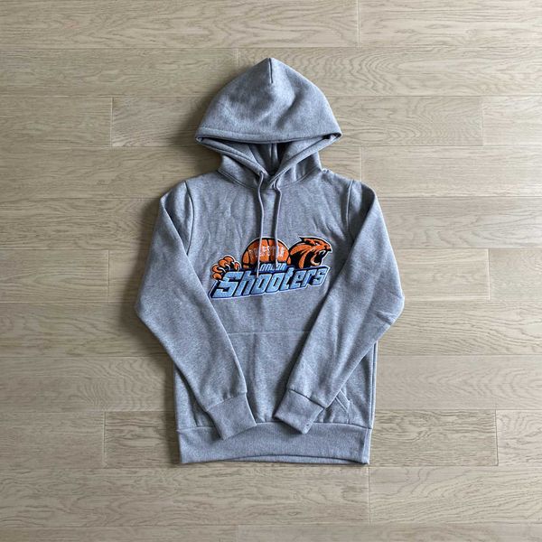 

trapstar hoodie shooters bluza mska kobieta tygrys haft na rcznik sweter wysokiej jakoci polar bluzy streetwear obszerna z kapturem, Black
