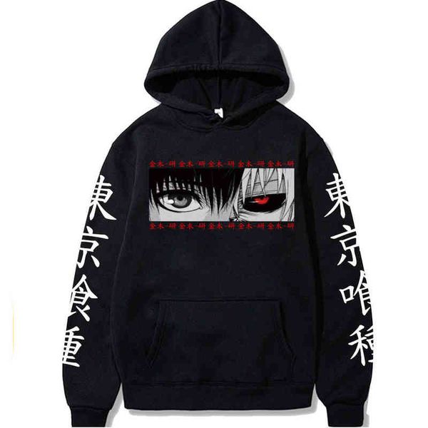

men's hoodies sweatshirts 2021 anime darling in the franxx zero two pullovers long sleeves autumn man hip hop clothes homme g220916, Black