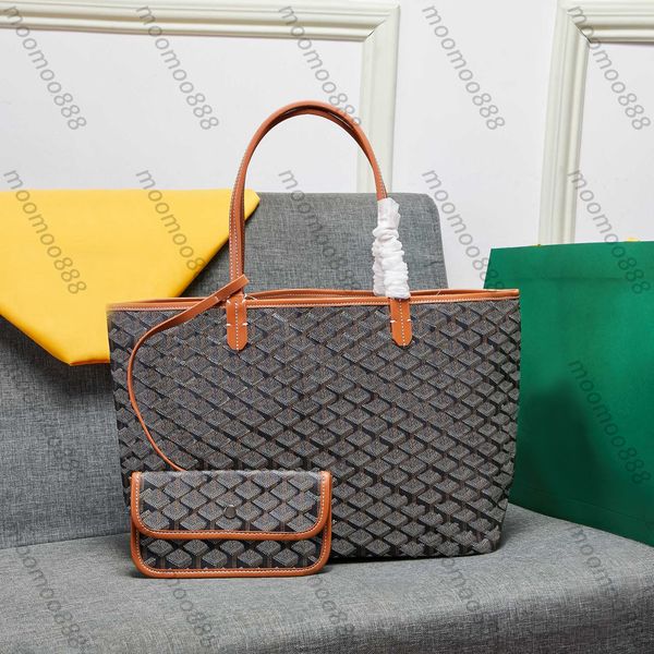 

10a tier mirror quality large shopping bags luxury designers canvas tote real leather black handle handbag small coin purse vintage shoulder