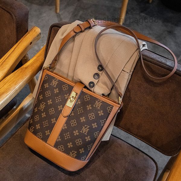 

evening bags brand luxury design fashion single shoulder messenger bag retro vintage bucket bag printed handbag