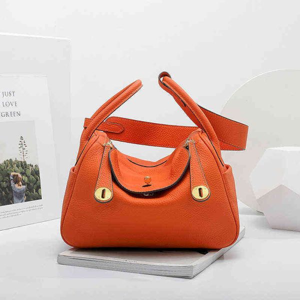 

bags herme crossbody lindys leather women's 2022 litchi pattern medicine box doctor's one shoulder portable diagonal
