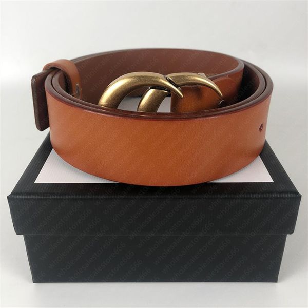 

2022 highly quality women men designers belts fashion buckle genuine leather belt 7 styles cinturones de dise o mujeres width 3 8cm wit275b, Black;brown