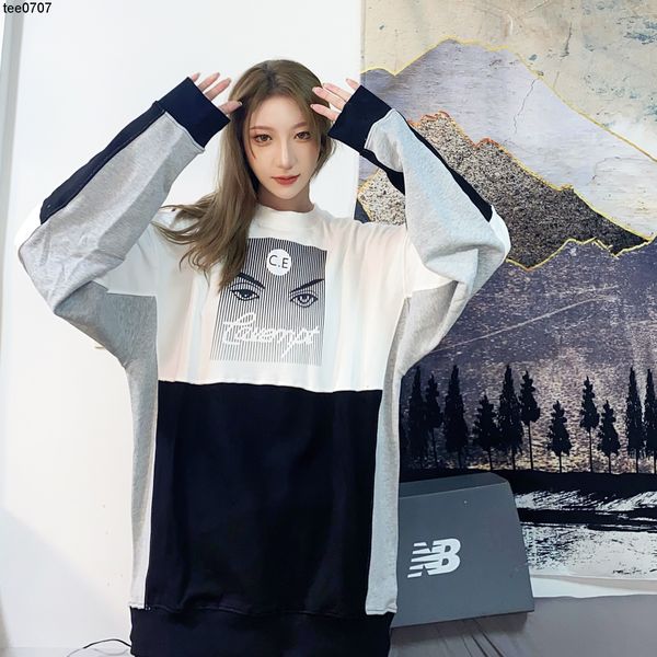 

men's boys and girls hoodies sweatshirts life cavempt cavempt super fire steam wave splicing face stripe box abstract ce sweater couple, Black