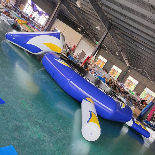 

air inflation toy inflatable water games trampoline sea park