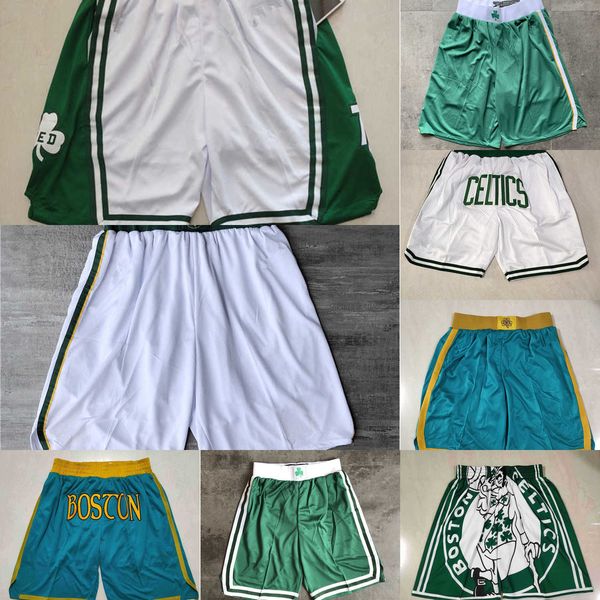 

basketball shorts boston''celtics''men throwback pocket, Black