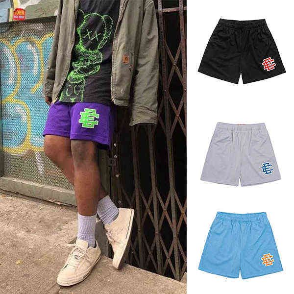 

men's t-shirts eric emanuel ee basic short mens womens designers fitness shorts mesh breathable beach pants sports series basketball pa, White;black