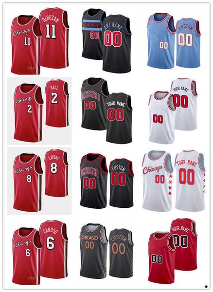 

jersey 75th custom chicago''bulls''jersey men womn youth 13 tony bradley 12 ayo dosunmu 3 devon dotson 5 derrick jones j, Black;red