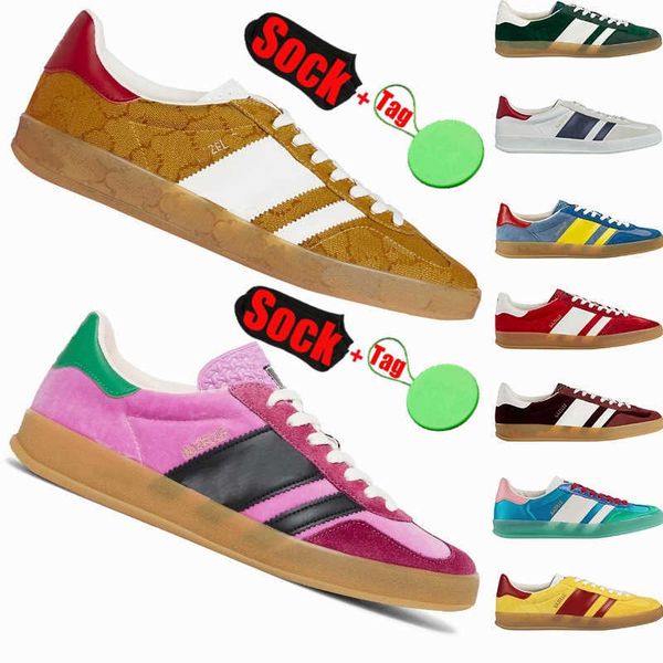 

plate-forme gazelle outdoor shoes for men women pink velvet green suede light blue silk yellow white red platform flats casual sneaker gxad