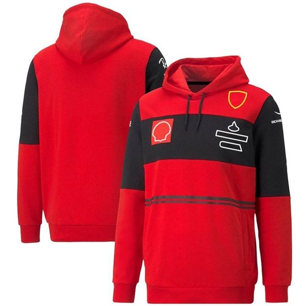 

f1 sweatshirt new team red hooded racing suit custom men's fan clothing