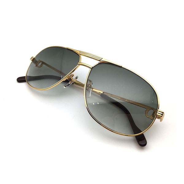 

metal sunglasses mens designer brand name carter sun glasses luxury optical eyewear frames cool driving party accessories, White;black