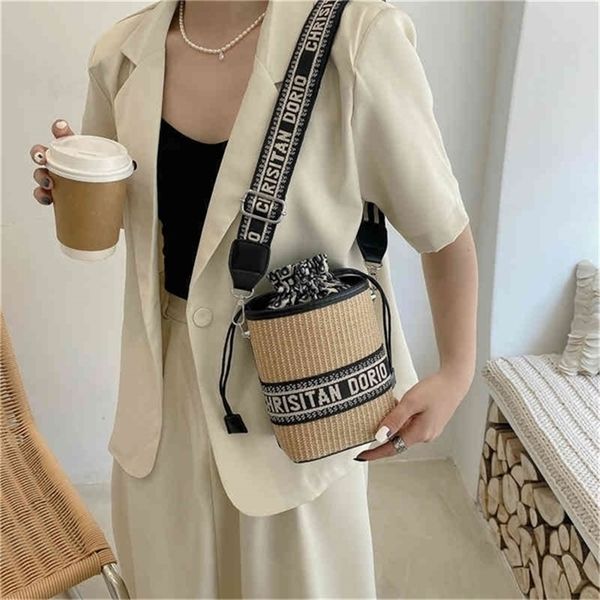 

79% off evening bags outlet online trendy handbags explosive models straw korean drawstring bucket texture foreign style slung classic