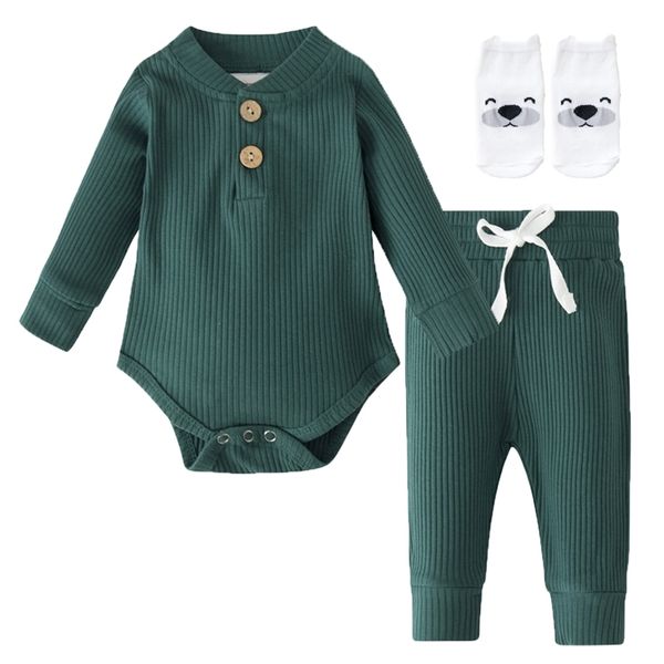 

clothing sets lzh spring born baby boy girl clothes christmas bodysuit romper pant 2pcs sets outfit long sleeve suit infant clothing 220916, White