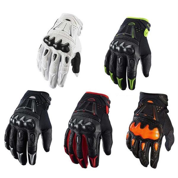 

-motorcycle full finger gloves outdoor sports riding motorbike gloves sweat-absorbent non-slip reduce hand friction accessories237w, Black