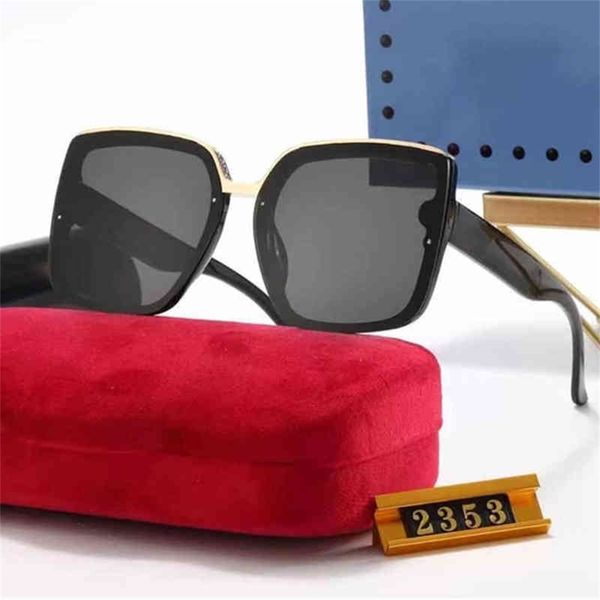 

new style women's large frame sunglasses fashion driver's sunglasses 2353, White;black