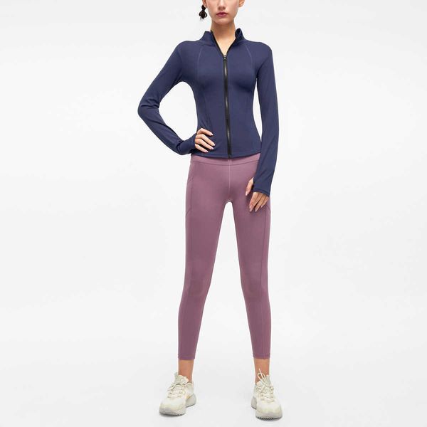

women's tracksuits sports yoga suit bra legging jacket three piece sets high waist running fitness beautiful back underwear coat tight, Gray