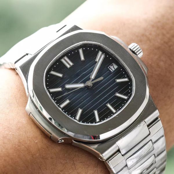 

sporty elegance designer movement watches gradually changed blue men's gold pp nautilus watch automatic mechanical 40mm steel 5711 wris, Slivery;brown