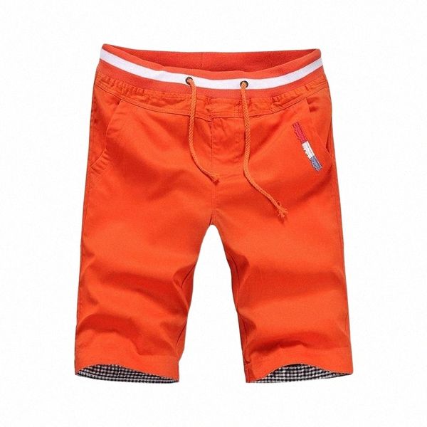 

men's shorts men summer casual good quality cotton elastic waist short pants male solid loose knee length pant 3xlmen's k6ld#, White;black