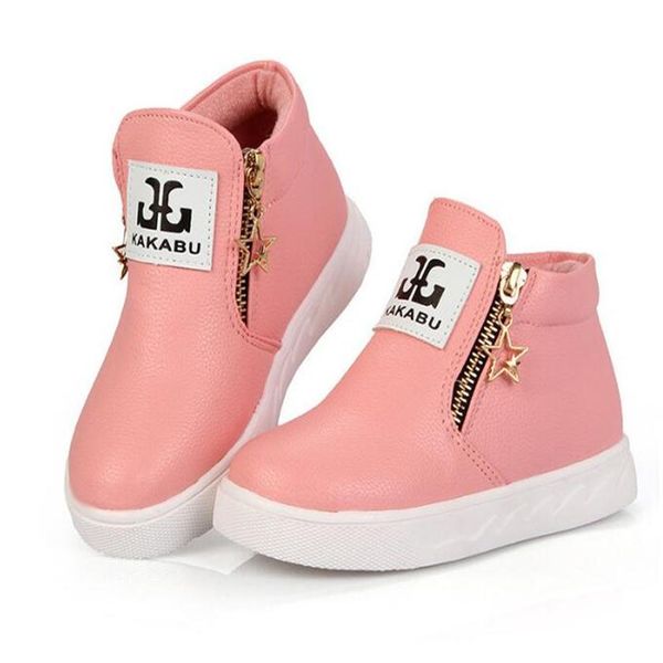 

fashion children girls warm boots designer brand infant sneakers autumn and winter kids sports shoes casual baby boys running shoes335c, Black;grey