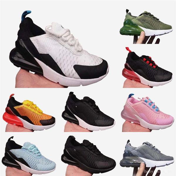 

riginal kids sport trainers fashion childrens basketball shoes baby boys girls lace up running sneakers size 22-352419, Black