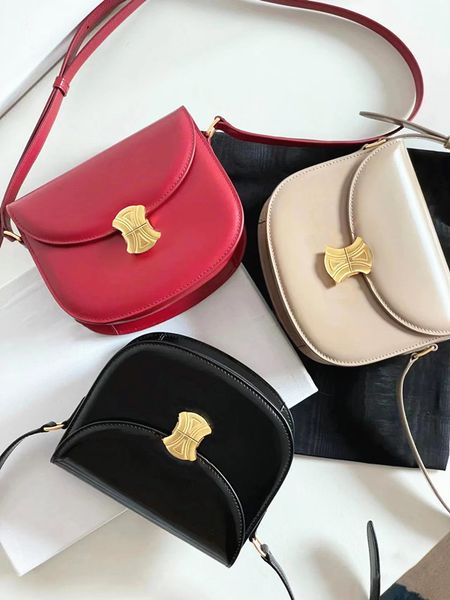 

luxury designer saddle messenger teen triomphe besace bag tote classic old flower leather brand women men clutch crossbody adjustable should