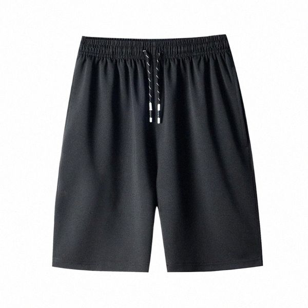 

men's shorts 2022 summer men's plus size thin fast-drying beach trousers casual sports pants jogging slim fit sport shortmen', White;black