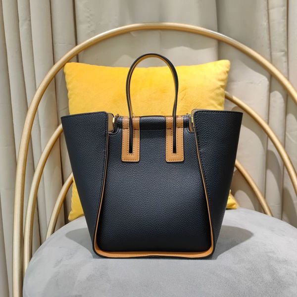 

autumn new leather underarm portable single shoulder bag fashion bucket bag magnetic buckle tot female 221020