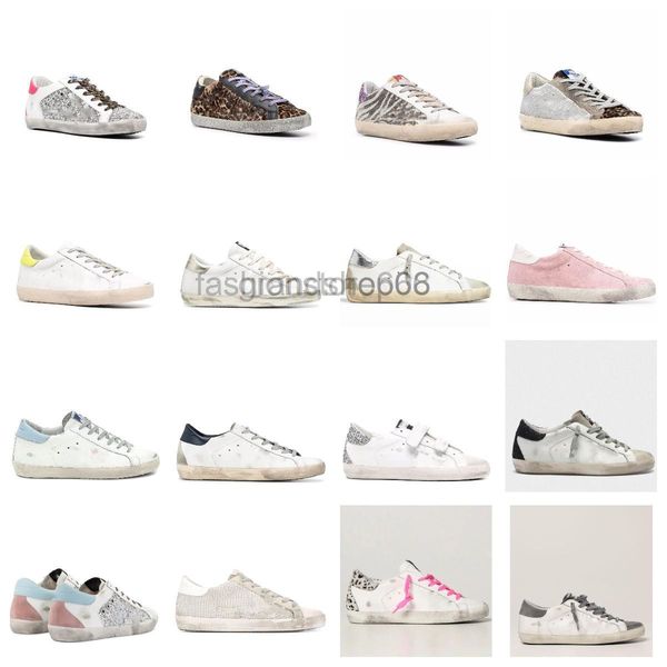 

2022 designer shoes deluxe 2022 fashion shoes new italy golden women sneakers super star shoes luxury sequin classic white do -old dirty des, Black