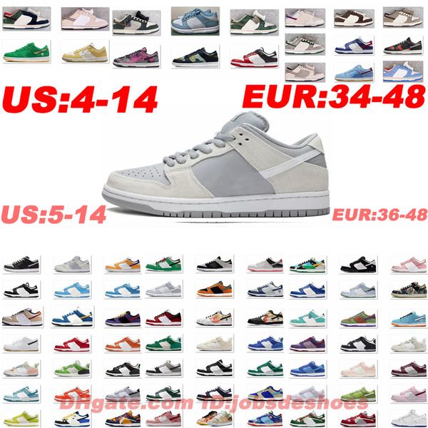 

trd shoes men women sb low dunks running shoes pandas triple pink green mummy camo strangelove dunkes lows dunked mens flat desi, Black