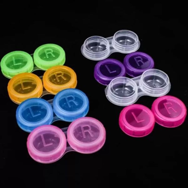 

plastic cosmetic contact box eyeglasses accessories contact case for eyes travel kit holder container