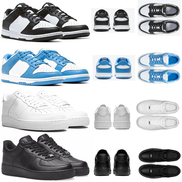 

men women 1 one low basketball shoes black unc coast panda white pn dust michigan medium curry designer sports sneakers