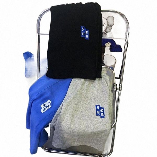 

men's shorts adererror heart embroidery crack mark logo fashion hip hop drawstring waist boy girl couple shortsmen's a3cw#, White;black