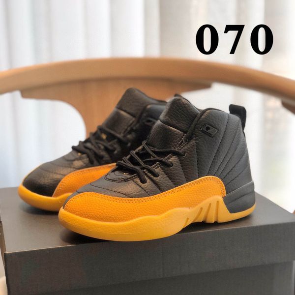 

12 xii gym classic red basketball boots children boy girl kid youth sports shoes basketball sneaker size eur2, Black