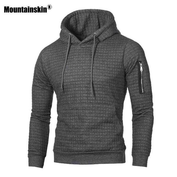 

men's hoodies sweatshirts mountainskin men's hoodies spring autumn sportswear long sleeve casual hooded coat mens brand clothing m, Black