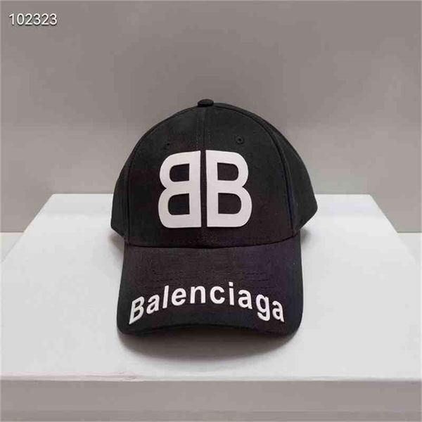 

ball paris caps balenciga hat luxury tide women's version cap balencaigass korean brand b letter embroidery versatile baseball spring a, Blue;gray