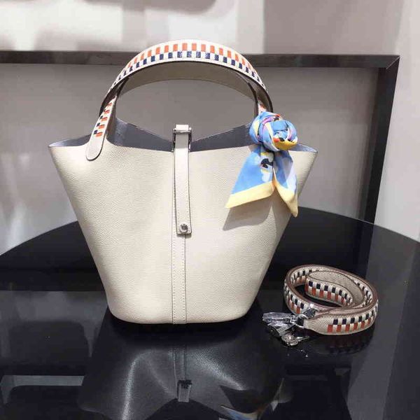 

fashion women's bags herme h-knitting hand in shoulder strap palm pattern vegetable basket women's bag leather bu et cow messenger