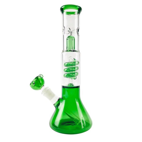 2025 new Glass Percolator Water Pipe Spiral Design Enhanced Filtration Single Unit For Smooth Smoking Free Shipping Free shipping