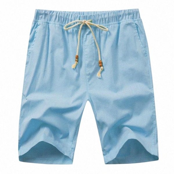 

men's shorts male summer casual solid short pant bead drawstring trouser pocket band 1men's x6x2#, White;black