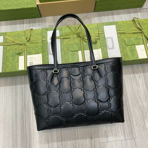 

7a totes bag designer genuine leather fashion handbag embossed full skin shoulder package