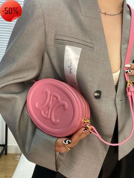 

designer clutch bag purses ladies handbags evening clutches lady 2022 new summer fashion round simple msenger red style