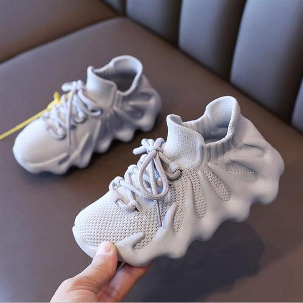 

children fashion boys girls sneakers toddler little big kid trainers designer shoes knit sport shoes296i, Black;red