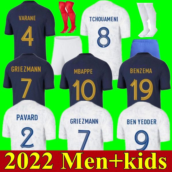 

maillots de football 2022 world cup soccer jersey french benzema football shirts mbappe francia griezmann pogba kante maillot foot kit shirt, Black;yellow
