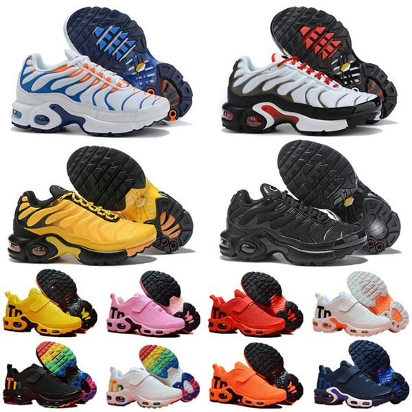 

baby kids sneakers classic tn shoes og anniversary boys girls sports triple black children trainers tennis200c