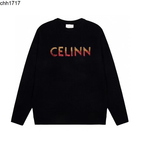 

women's hoodies fashion sweatshirts the correct version has been tested the new autumn gradual change bead piece embroidered letters, Black