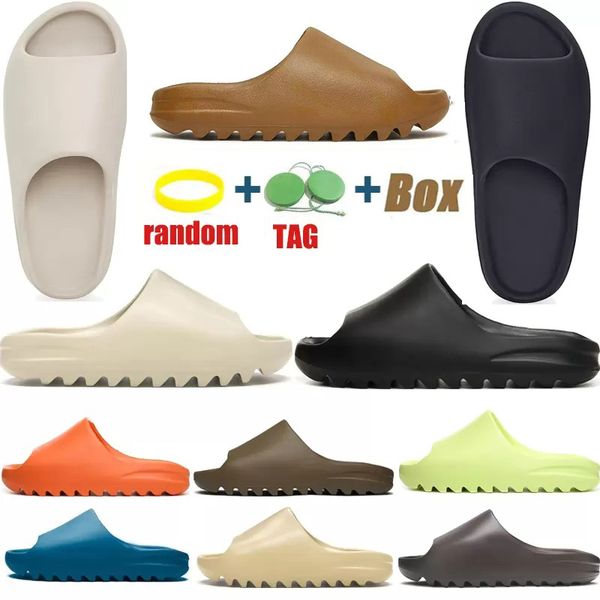 

Foam Runner Designer Sandals Men Woman Slippers shoe Vermillion Mineral Blue Onyx Pure Slide Ochre RUNR Bone Resin White Clay Moon Rnnrs Graffiti Clog Ochre For Women, 14
