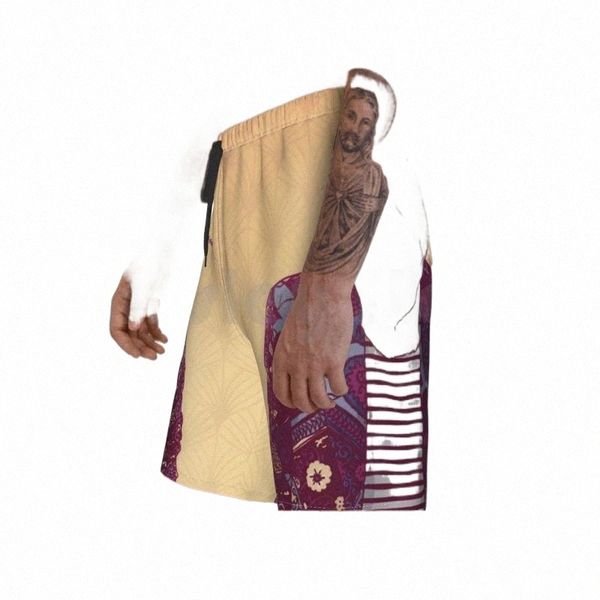 

men's shorts eddy the llama beach men pants swimwearmen's a69n#, White;black