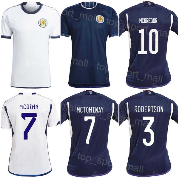 

national team 22-23 scotland 7 john mcginn jerseys 9 lyndon dykes 11 ryan christie 3 andrew robertson 10 che adams jacob brown 8 callum mcgr, Black;yellow