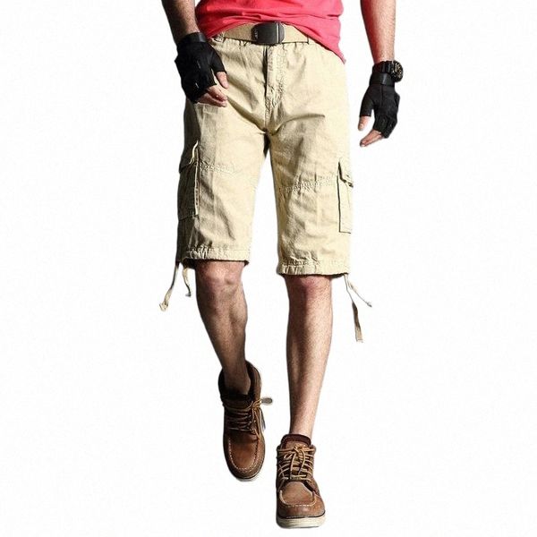 

men's shorts men classic tactical waterproof quick dry multi-pocket work short pants outdoor hunting hiking military cargo shortsmen&#0, White;black
