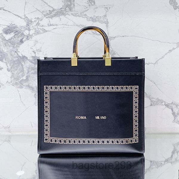 

sunshine tote bags handbags purse genuine leather hawksbill handle removable strap interior zip pocket fashion letters jointly handbag cross