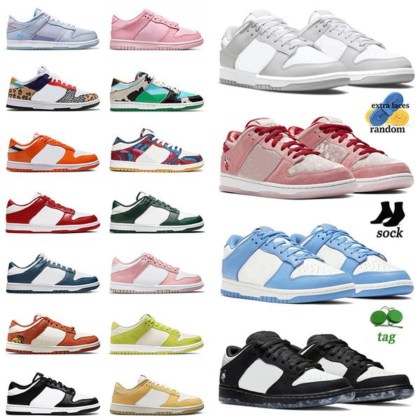 

big size 13 skate og running shoes dunks men women low leather platform sneakers black white chlorophyll grey fog unc coast mummy parra pand